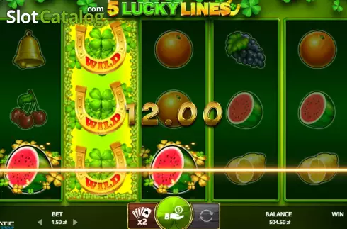 Οθόνη3. 5 Lucky Lines Κουλοχέρης
