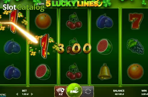 Οθόνη4. 5 Lucky Lines Κουλοχέρης
