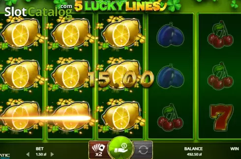 Οθόνη5. 5 Lucky Lines Κουλοχέρης