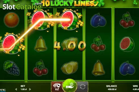 Οθόνη4. 10 Lucky Lines Κουλοχέρης