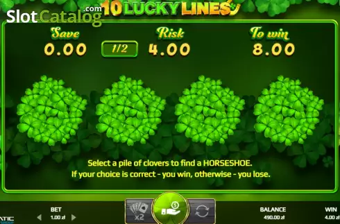 Οθόνη6. 10 Lucky Lines Κουλοχέρης