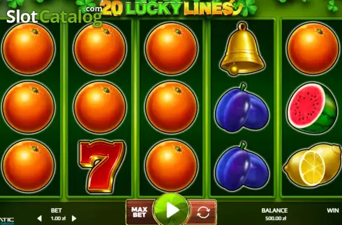 Οθόνη2. 20 Lucky Lines Κουλοχέρης