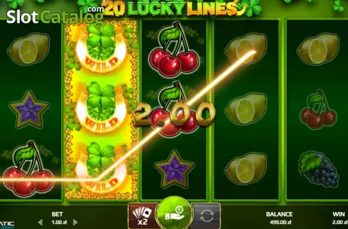 Οθόνη4. 20 Lucky Lines Κουλοχέρης