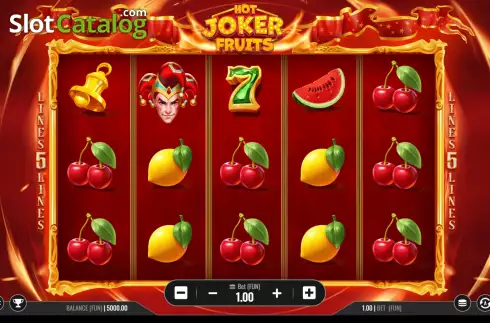 Οθόνη2. Hot Joker Fruits Κουλοχέρης