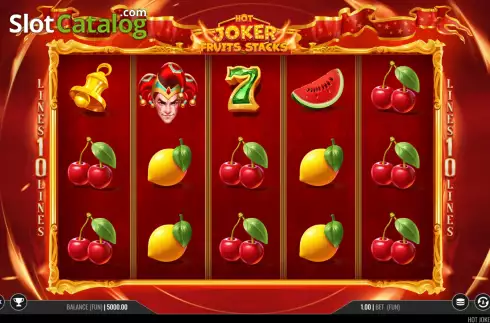Οθόνη2. Hot Joker Fruits Stacks Κουλοχέρης