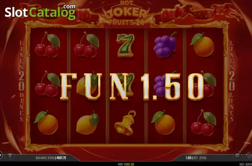Οθόνη3. Hot Joker Fruits 20 Κουλοχέρης