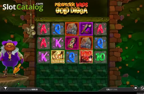 Οθόνη2. Prospector Wilds Gold Digga Κουλοχέρης