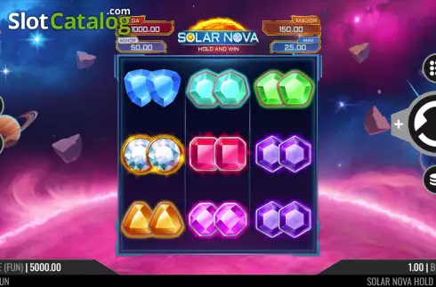 Οθόνη2. Solar Nova Hold & Win Κουλοχέρης