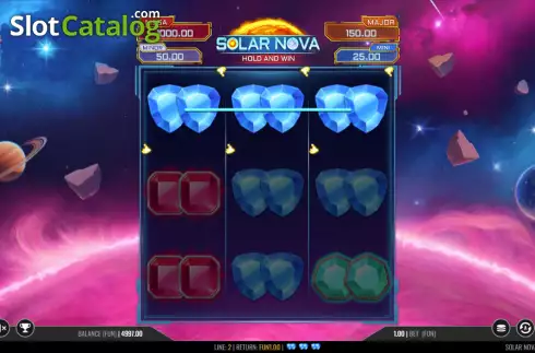Οθόνη3. Solar Nova Hold & Win Κουλοχέρης