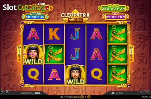 Οθόνη3. Cleopatra Wilds: Hold and Win Κουλοχέρης 