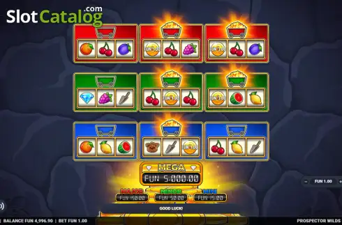 Οθόνη2. Prospector Wilds Hold & Blitz Κουλοχέρης