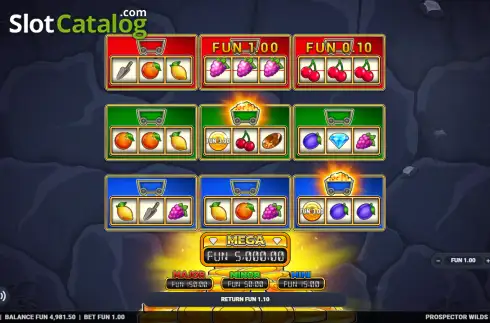 Οθόνη3. Prospector Wilds Hold & Blitz Κουλοχέρης