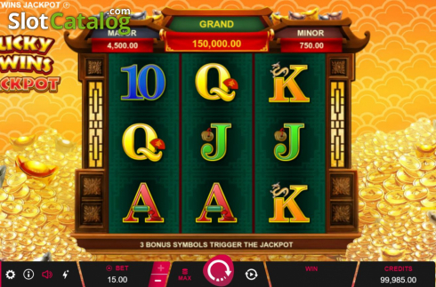 Οθόνη2. Lucky Twins Jackpot Κουλοχέρης