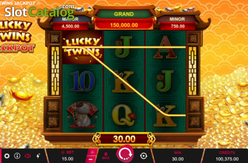Οθόνη3. Lucky Twins Jackpot Κουλοχέρης