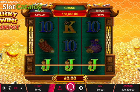 Οθόνη4. Lucky Twins Jackpot Κουλοχέρης