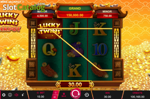 Οθόνη5. Lucky Twins Jackpot Κουλοχέρης