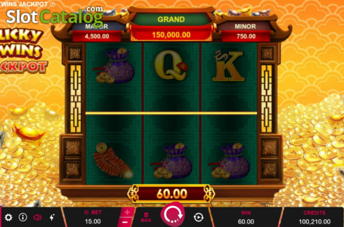 Οθόνη6. Lucky Twins Jackpot Κουλοχέρης