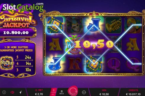 Οθόνη4. Carnaval Jackpot Κουλοχέρης