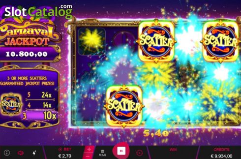 Οθόνη6. Carnaval Jackpot Κουλοχέρης
