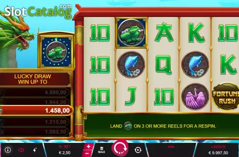 Οθόνη3. Fortune Rush Κουλοχέρης