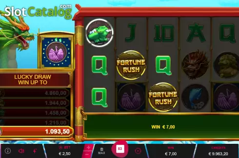 Οθόνη5. Fortune Rush Κουλοχέρης