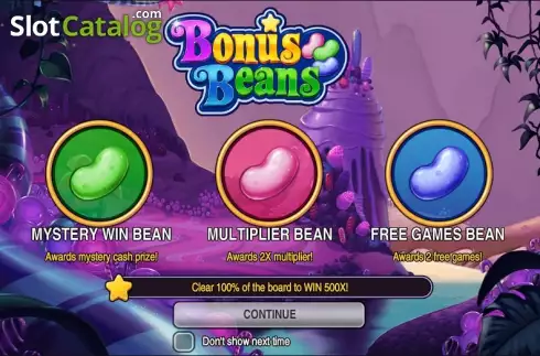 Τα χαρακτηριστικά του παιχνιδιού. Bonus Beans Κουλοχέρης