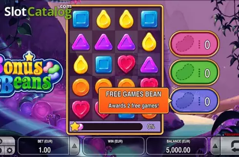 Φασόλια Bonus 3. Bonus Beans Κουλοχέρης