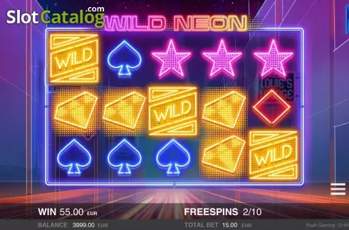 Οθόνη 3. Wild Neon Κουλοχέρης