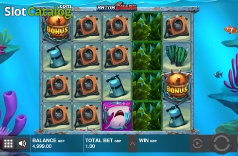 Οθόνη2. Razor Shark Κουλοχέρης