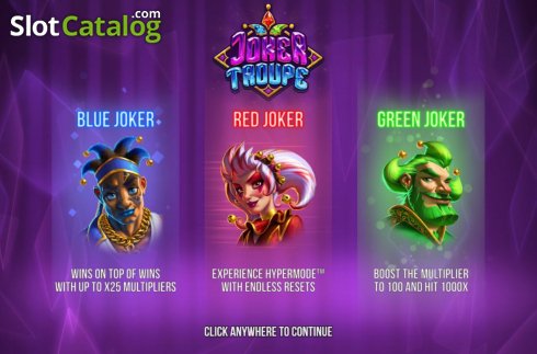 Οθόνη2. Joker Troupe Κουλοχέρης