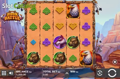 Οθόνη3. Bison Battle Κουλοχέρης