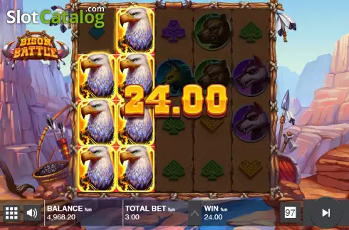 Οθόνη4. Bison Battle Κουλοχέρης