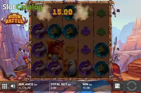 Οθόνη6. Bison Battle Κουλοχέρης