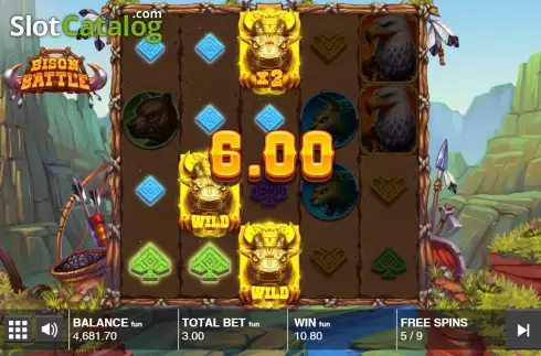 Οθόνη9. Bison Battle Κουλοχέρης