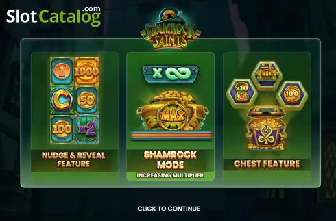Οθόνη2. Shamrock Saints Κουλοχέρης