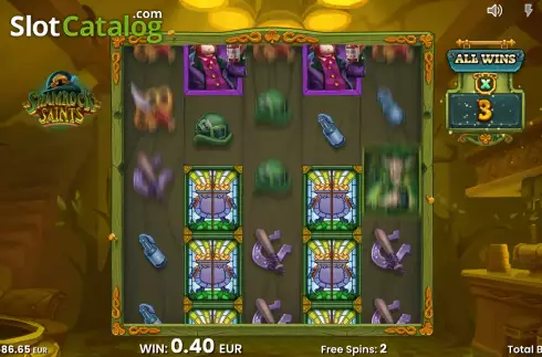 Οθόνη6. Shamrock Saints Κουλοχέρης