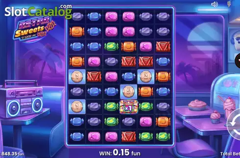 Οθόνη4. Retro Sweets (Push Gaming) Κουλοχέρης