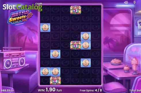 Οθόνη6. Retro Sweets (Push Gaming) Κουλοχέρης