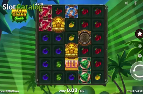 Οθόνη2. MGM Grand Gamble Κουλοχέρης
