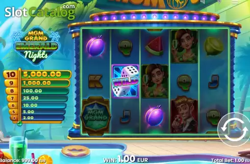 Οθόνη3. MGM Grand Emerald Nights Κουλοχέρης