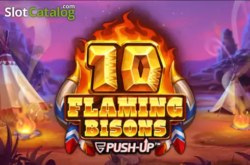 10 Flaming Bisons Λογότυπο 10 Flaming Bisons Λογότυπο