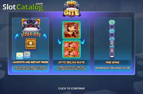 Οθόνη2. Big Bite Push Ways Κουλοχέρης