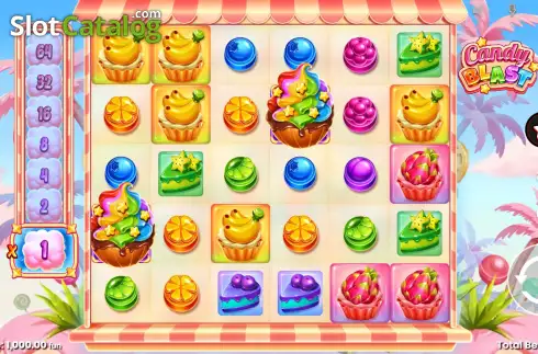 Οθόνη3. Candy Blast (Push Gaming) Κουλοχέρης