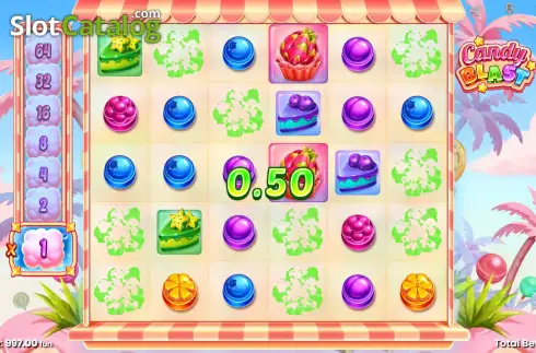 Οθόνη4. Candy Blast (Push Gaming) Κουλοχέρης