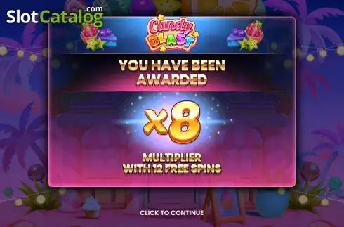 Οθόνη8. Candy Blast (Push Gaming) Κουλοχέρης