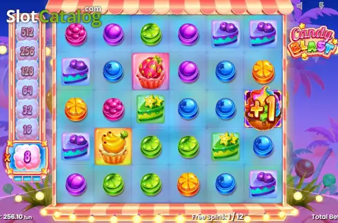 Οθόνη9. Candy Blast (Push Gaming) Κουλοχέρης