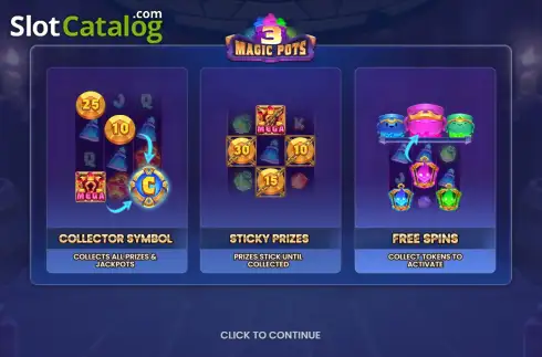 Οθόνη2. 3 Magic Pots Κουλοχέρης