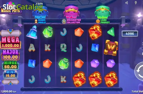 Οθόνη3. 3 Magic Pots Κουλοχέρης