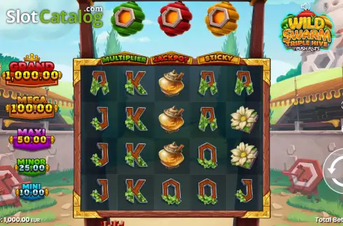 Οθόνη3. Wild Swarm Triple Hive Κουλοχέρης
