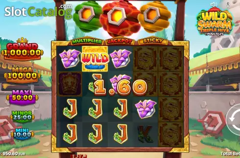 Οθόνη6. Wild Swarm Triple Hive Κουλοχέρης